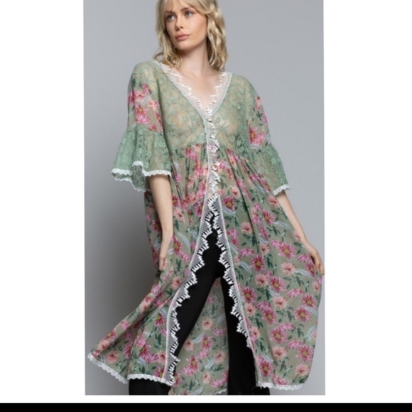 POL Sage Kimono - Picture 3 of 13